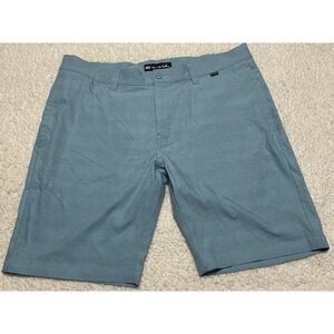 Travis Mathew Golf Shorts Mens 36 Blue Performance Preppy Beach